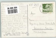 6614 Brissago 1953 - Ort handschriftlich