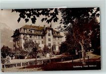 6377 Seelisberg 1922 Foto AK Hotel Bellevue - Kunstverlag Goetz 1728 AK