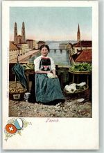 8000 Zürich - Zürcher Trachtenfrau
