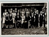 9630 Wattwil 1938 Foto AK Familienbild - AK