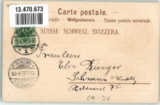 2800 Delémont Delsberg 1899 Lithographie