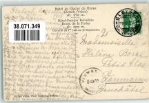 Furka 1913 Foto AK Glacier du Rhone Straße
