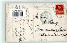 6375 Beckenried 1918 - Gasthaus u. Pension Rössli Angler