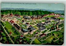 3000 Bern Berne Lithographie Landesausstellung 1914 Ansicht gegen Norden