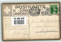 3000 Bern Berne Lithographie Landesausstellung 1914 Ansicht gegen Norden
