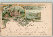 6353 Weggis Lithographie