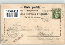 3380 Wangen an der Aare 1899 Gebrauchsspuren Gruß aus