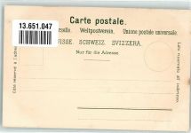 9064 Hundwil Lithographie Bad Rössle Schulhaus Carl Künzli Dep. No. 680