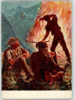 1943 für Jugend sign. Wumer, H. Bundesfeier / Pro Patria Schweiz Künstlerkarte