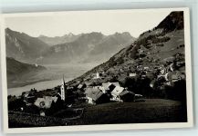 8873 Amden - Am Walensee Blick auf Linthebene und Glarneralpen