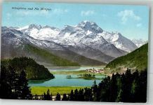7513 Silvaplana 1910 Foto AK Piz Margana