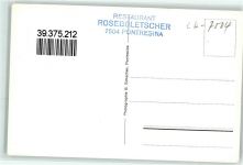 7504 Pontresina - Restaurant Roseggletscher Sellagruppe