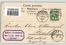 Arenenberg Schloss 1904 Gebrauchsspuren Insel Reichenau