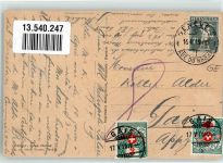 1919 - Portrait J.J. Rousseau Gastave Ador Helvetia Wappen