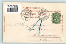 6060 Sarnen 1902 Gebrauchsspuren Ritter Wappen Obwalden