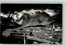 3906 Saas-Fee - Saas-Fee gegen Dom Südlenzspitze und Ulrichshorn