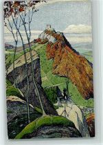 Bern Berne Ruine Landskron AK Pro Juventute Schweiz 1916 Künstlerkarte