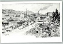 3270 Aarberg Künstlerkarte sign. Küne A. Zuckerfabrik Eisenbahn