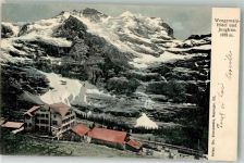 Wengernalp 1904 Foto AK Hotel Wengernalp
