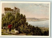 Zürich Schloss Salenstein Ort lt. Verlag Künstlerkarte Pro Juventute Schweiz