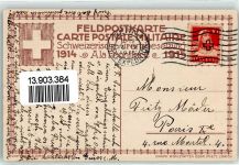 1915 Künstlerkarte Winter Schweizer Grenzbesetzung Soldat Uniform sign. Moos Ort lt. Stempel