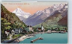 6454 Flüelen - Vierwaldstättersee Kirche Bristenstock AKU2