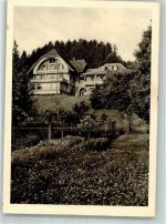 8942 Oberrieden 1934 Gebrauchsspuren Pension Bergli