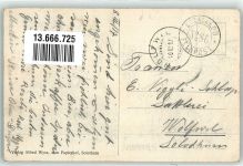 4512 Bellach Foto AK Wein- Handlung Postamt Schulhaus Feldpost Bat- Nr. 86