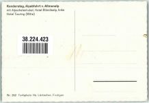 3718 Kandersteg Foto AK Alpabfahrt v. Allmenalp Hotel Touring