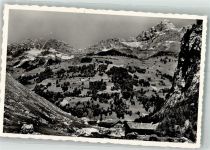 6465 Unterschächen 1958 Foto AK Pension Ferienheim Maria in der Au