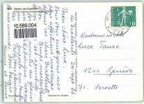 1865 Les Diablerets Ormont-Dessus Gebrauchsspuren Seilbahn