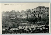 8880 Walenstadt - mit Sanatorium und Churfirsten