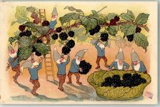 Zwerg sign. E. Kreidolf Herbst Pro Juventute Pro Juventute Schweiz Lithographie