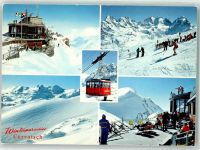 Piz Corvatsch - Winter Seilbahn Skifahrer