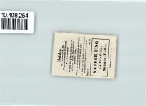 9410 Heiden - Vignette Wappen Kaffee Hag ca 1920-1940 Hirsch