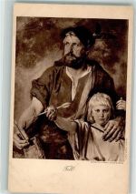 Künstlerkarte sign. Stückelberg Wilhelm Tell Sohn