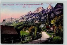 8880 Walenstadt - Bergstraße mit Churfürsten