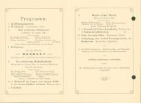 8802 Bendlikon - Männer und Töchterchor Kilchberg Kränzchen Programm gelocht