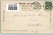 3860 Brünig Gebrauchsspuren Fliegender Mensch Schirm Bahnhof Eisenbahn