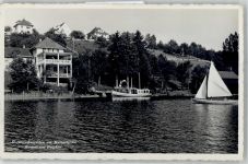 5616 Meisterschwanden 1938 - Gasthaus Delphin Segelboot