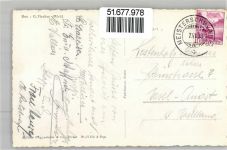 5616 Meisterschwanden 1938 - Gasthaus Delphin Segelboot