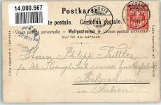 6454 Flüelen 1901 Lithographie sign. Steinmann, C. Axenstrasse am Vierwaldstätter See