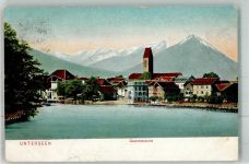 3800 Unterseen 1911 Foto AK