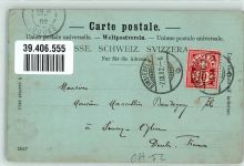 8840 Einsiedeln 1902 Mondschein Kloster