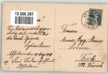 8910 Affoltern am Albis 1918 Foto AK Kirche Landwirtschaftliches Depot