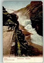 Schöllenen 1908 - Reussfall