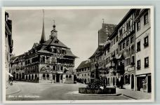 8260 Stein am Rhein - Rathausplatz Brunnen