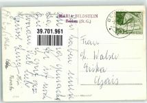 8717 Benken SG - Maria Bildstein Hüttenstempel