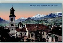 1950 Sion Sitten - Eglise des Jésuites Haut de Cry