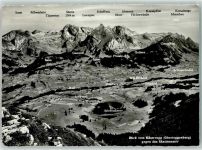 9658 Wildhaus - Vogelschau vom Käserrugg